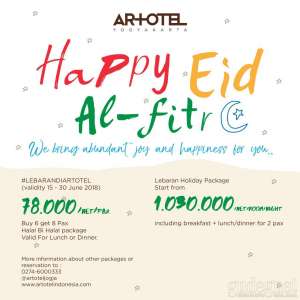 Room Package dan Restaurant Package Artotel Untuk Rayakan Hari Fitri