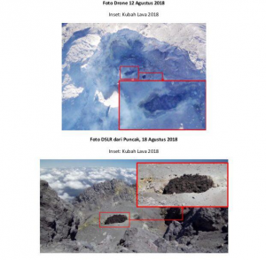 Muncul Kubah Lava Baru di Gunung Merapi