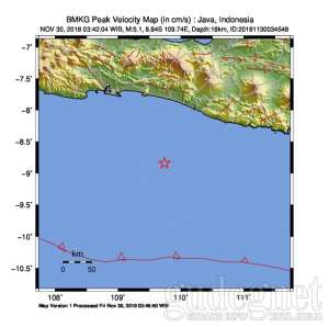 Gempa 5.1 SR Guncang Kulonprogo