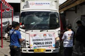 KPU Kota Yogyakarta Mulai Distribusikan Logistik Pemilu 2019