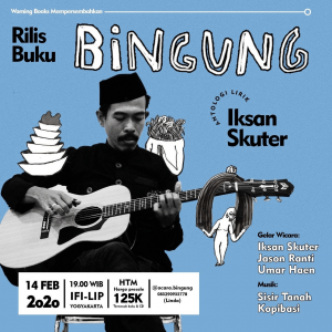 Warning Books Bakal Gelar Acara Peluncuran Buku Antologi Lirik Iksan Skuter